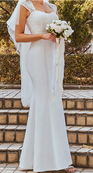 cream and burgundy wedding dress Sky Mor Bridal Alyx l Preowned Wedding Dresses l Los Angeles main image 0